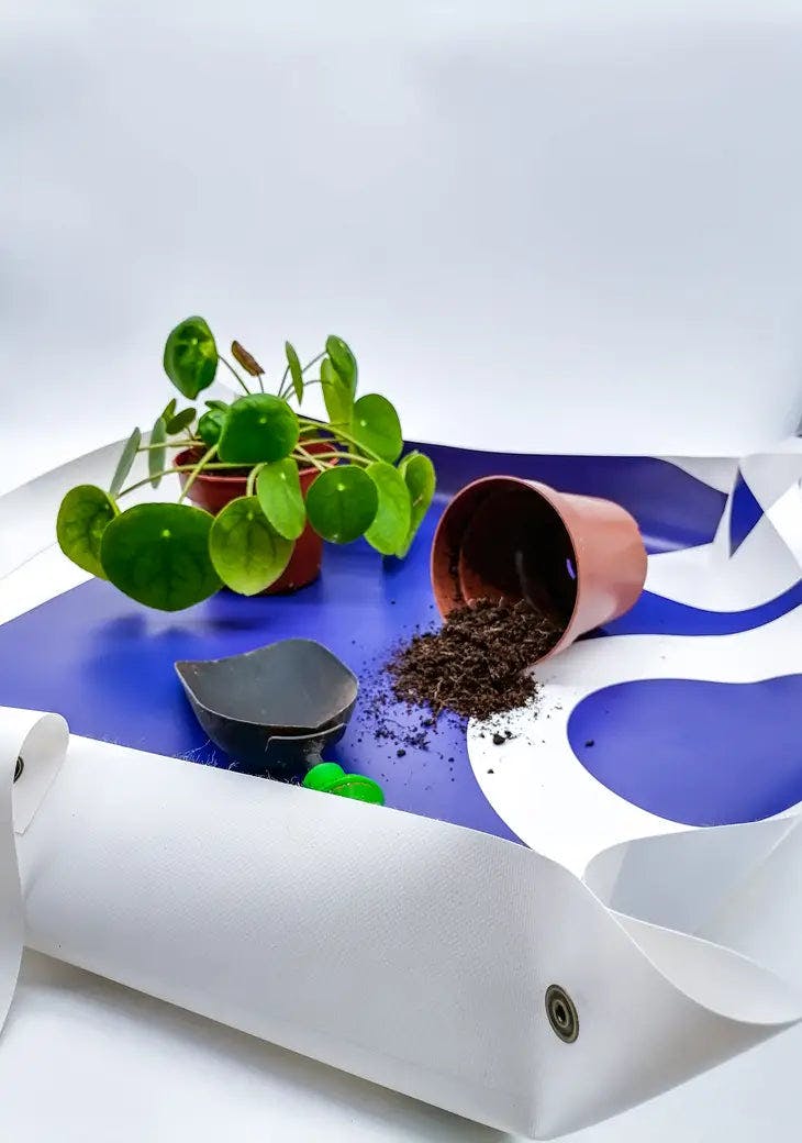 Plant Care Mat - Second Life Canvas Potting Tarp